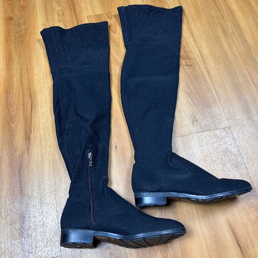 Marc Fisher Black‎ Over-the-Knee Boots Sleek Design